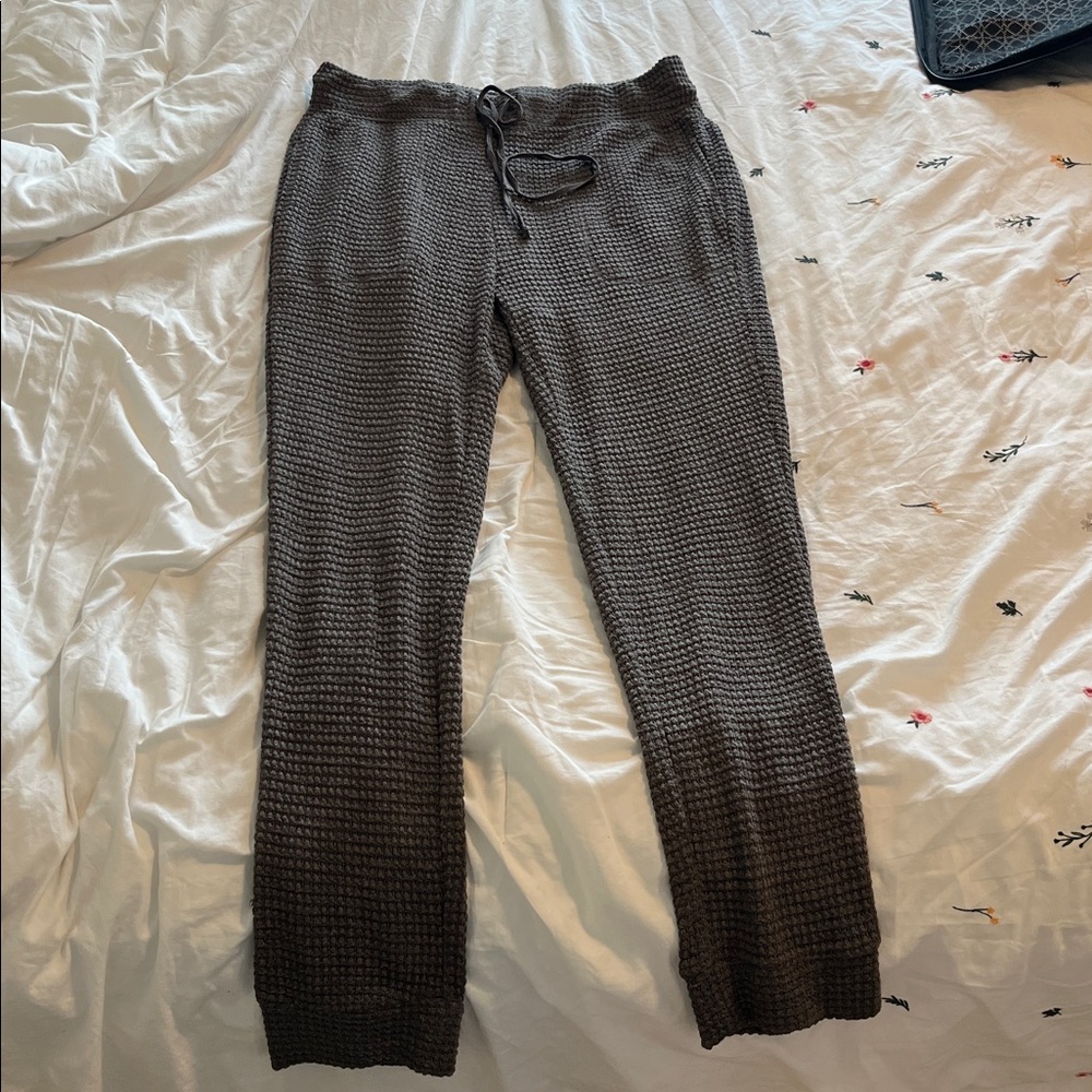 Mustard Seed Charcoal Textured Pants